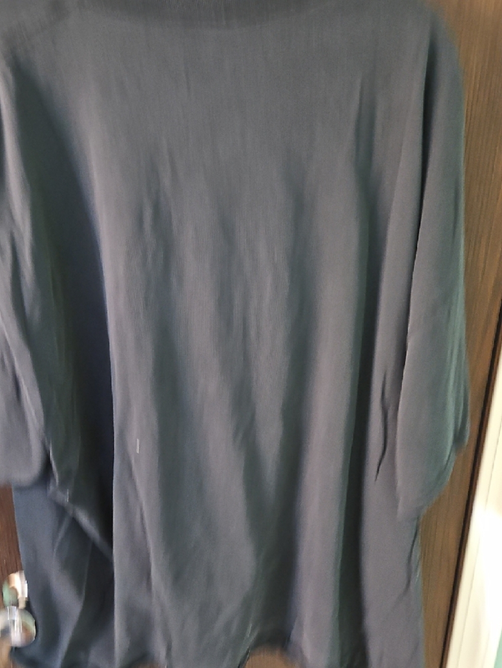 Gildan Black T-Shirt with Blue Logo Tag - Picture 3 of 3